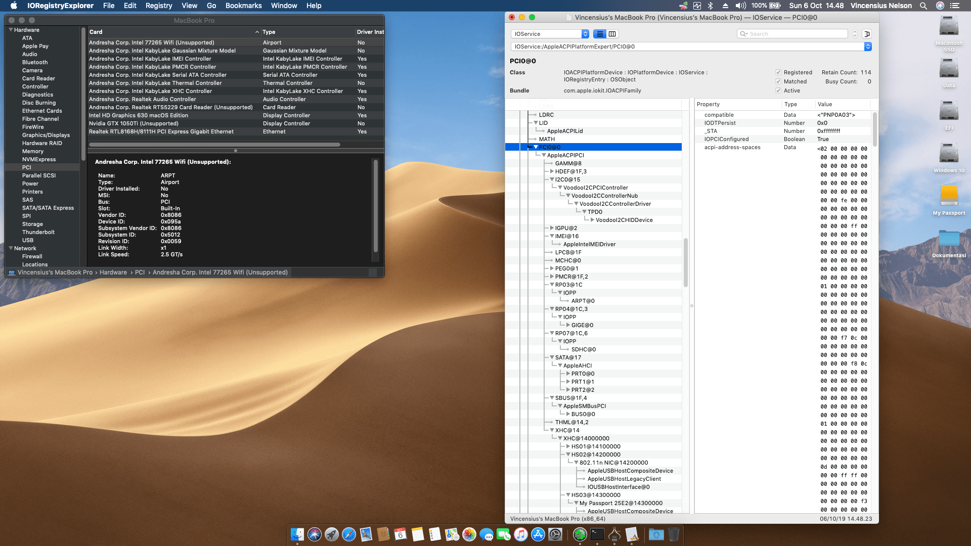 Asus ROG GL553VD FY280 [KabyLake   Intel HD 630 + I2C] 9